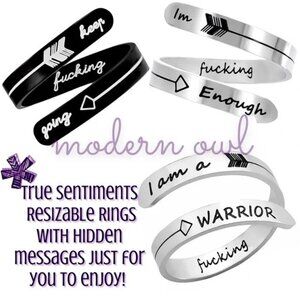 Hidden Affirmations Sizable Rings (A-63)